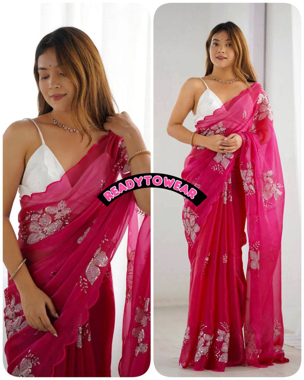 1 Minute Ready to Wear Sarees | Best Pre-Stitched & Party Wear Sarees Online India