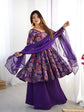 Pure soft romansilk kediya style kurta with sharara and dupatta