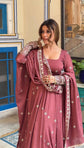Ivory Chanderi Elegance Ensemble
